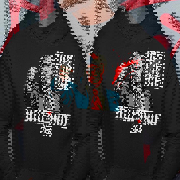 トランプ 防弾 ファイト ファイト ファイト パーカー 面白い贈り物