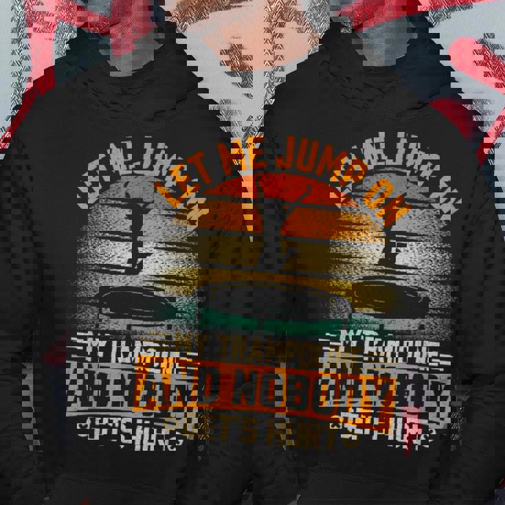 トランポリン ジャンプ トランポリン体操 パーカー 面白い贈り物