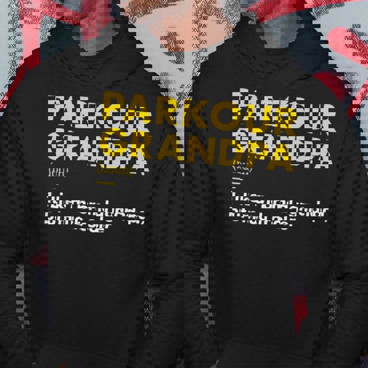 トレーサー・グランパ・デフィニション・パルクール パーカー 面白い贈り物