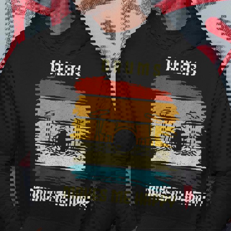 ドラマーtシャツ ドラマー ヴィンテージギフト パーカー 面白い贈り物