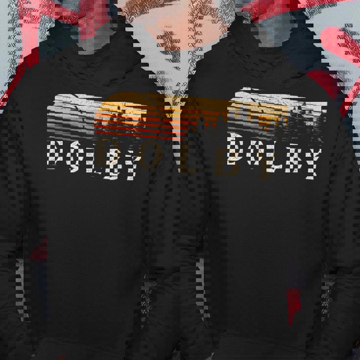 ドルビー、Me ヴィンテージ エバーグリーン サンセット 80年代レトロ パーカー 面白い贈り物