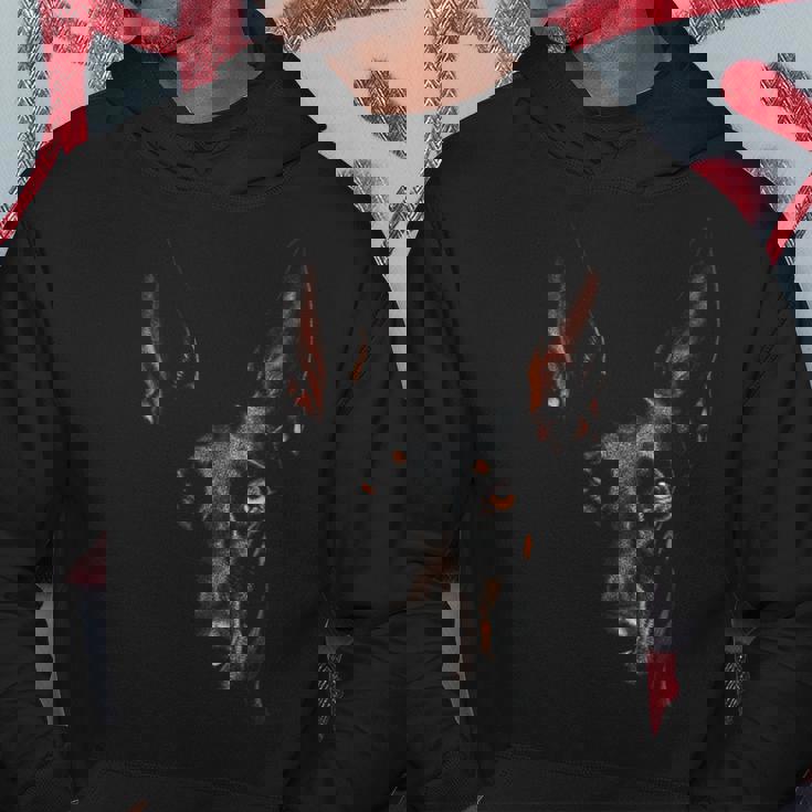 ドーベルマン モチーフ ペット イラスト 犬 ドーベルマン パーカー 面白い贈り物