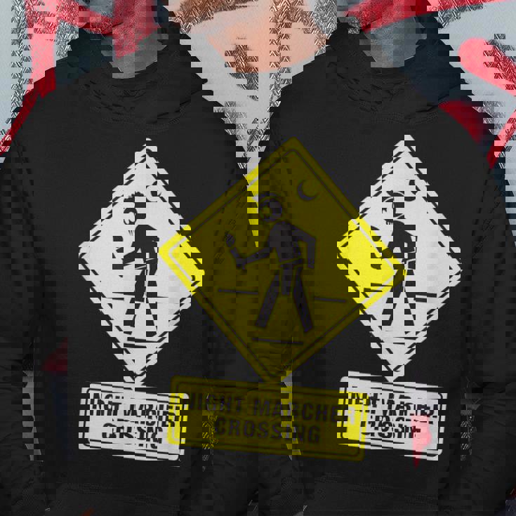 ナイトマーチャークロッシングハワイゴースト面白い パーカー 面白い贈り物