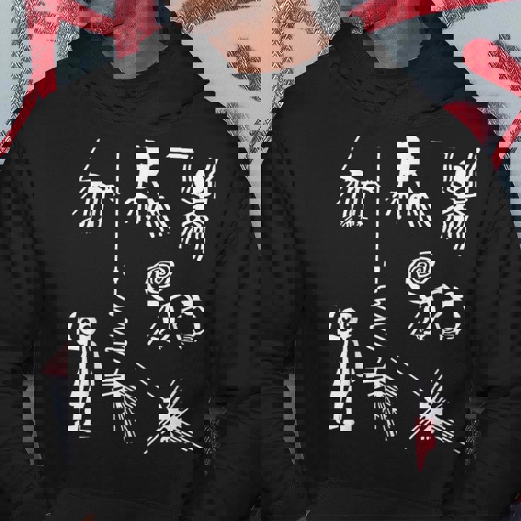 ナスカの地上絵 パーカー 面白い贈り物