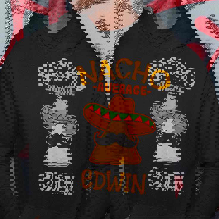 ナチョ平均 エドウィン 名前入り 面白いタコス パーカー 面白い贈り物