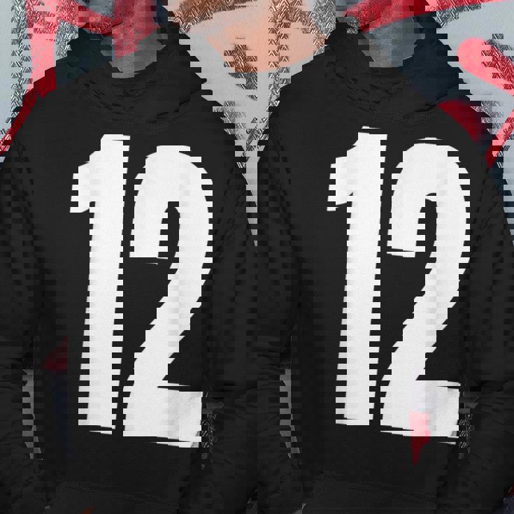 ナンバー12 シャツ。十二 パーカー 面白い贈り物