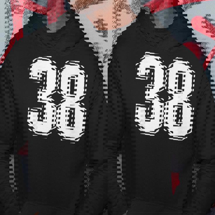 ナンバー38 スポーツ ナンバープレイヤー ナンバー38 パーカー 面白い贈り物