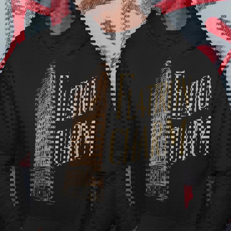 ニューヨークチャームフラットアイアンビルディング パーカー 面白い贈り物