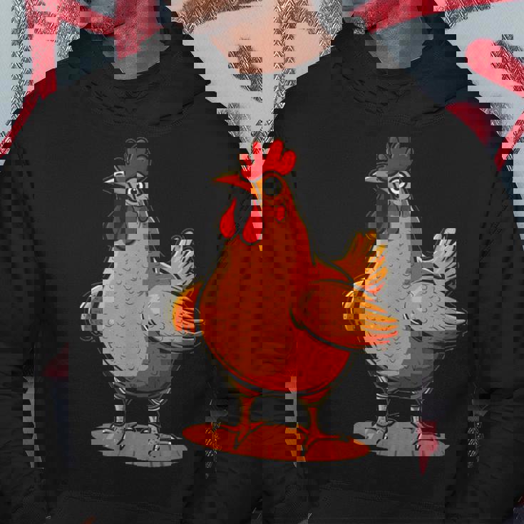 ニワトリとオンドリの胸のコスチューム パーカー 面白い贈り物