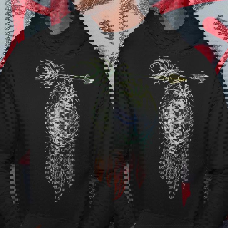 ネイティブアメリカンフィリグリー ココペリ ドリームキャッチャー 3 ファンファン ファン パーカー 面白い贈り物