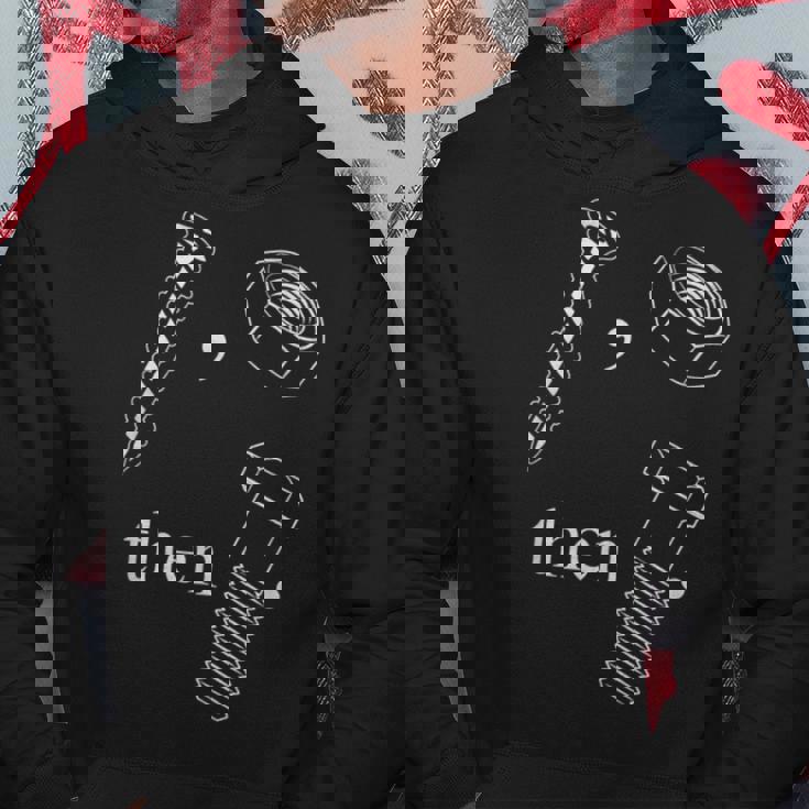 ネジナットとボルト 面白い皮肉 パーカー 面白い贈り物