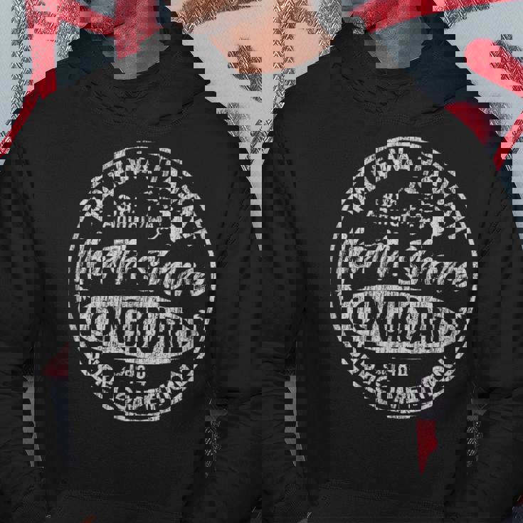 ノースショア ロングボード サーフ競技 ハレイワ ハワイ パーカー 面白い贈り物