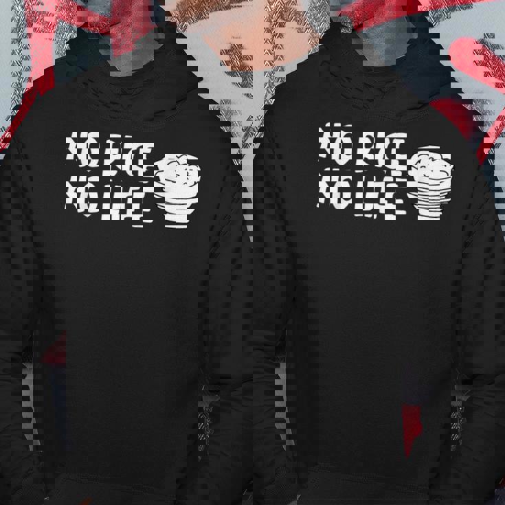 ノーライスノーライフ パーカー 面白い贈り物