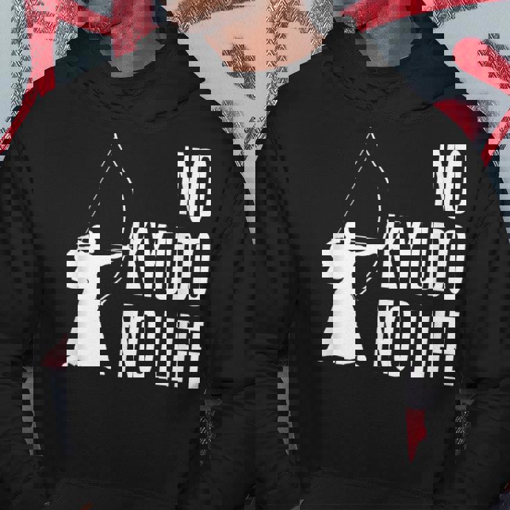 ノー弓道ノーライフ 弓道場 弓術 弓道好き 騎射 歩射 堂射 弓道部 弓道サークル 古武術 和弓 弓道 パーカー 面白い贈り物