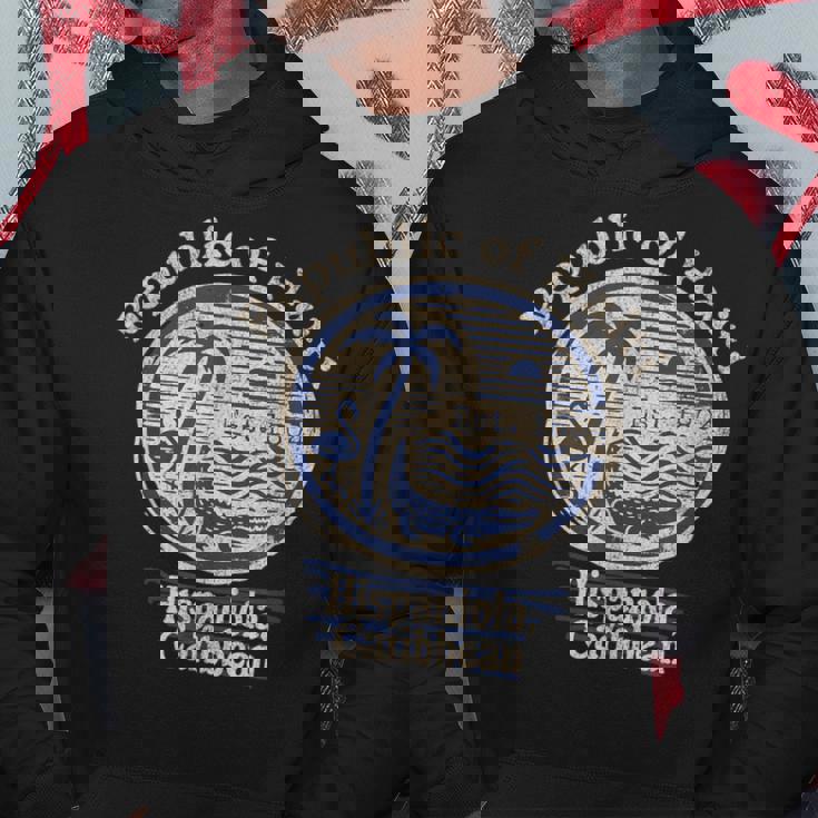 ハイチヴィンテージフラミンゴワニハイチバケーションお土産 パーカー 面白い贈り物