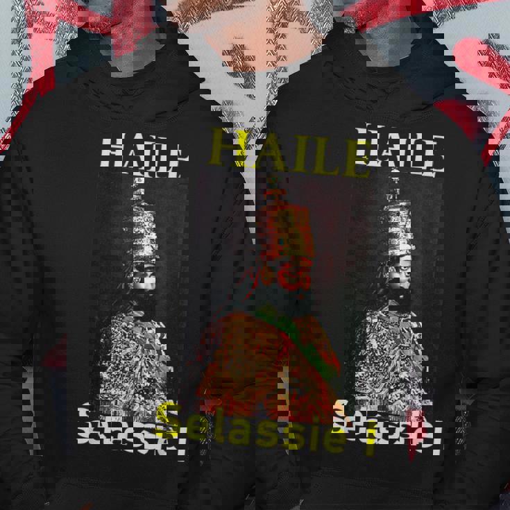 ハイレ・セラシエ・ラスタファリ パーカー 面白い贈り物