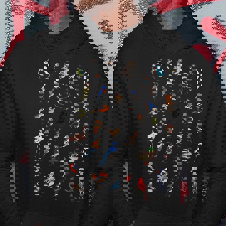 ハシビロコウ カワセミ スズメ 鳥 動物 図 バードウォッチング 贈り物 鳥類学者 生物学者 自然科学 パーカー 面白い贈り物