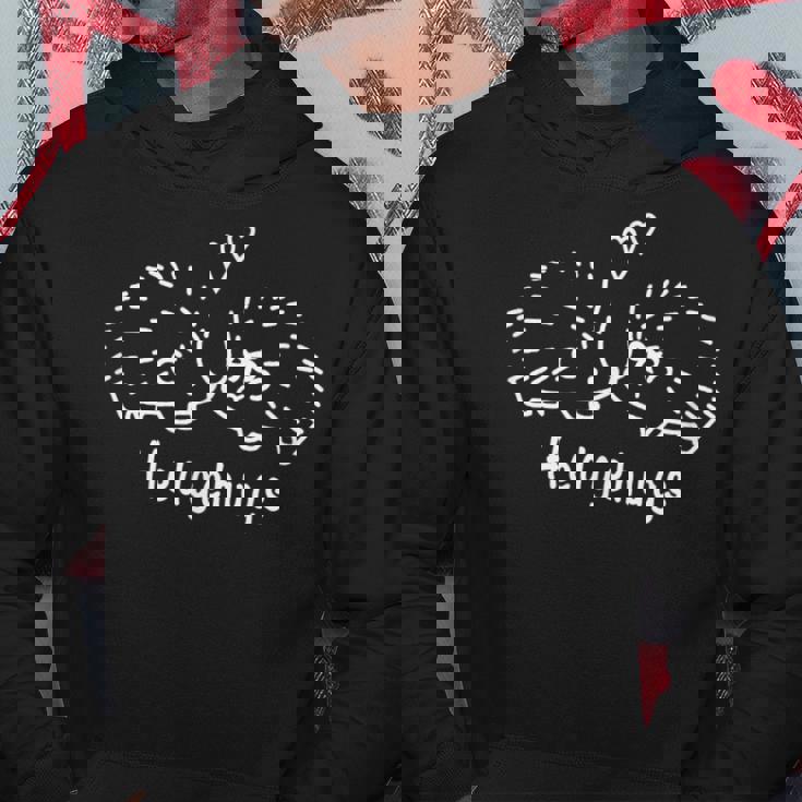 ハリネズミかわいいハリネズミハググラフィック Hedgehugs パーカー 面白い贈り物