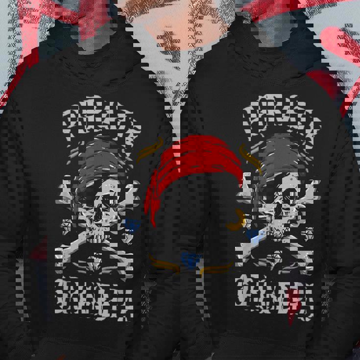 ハロウィン 怖い海賊 スカル・クロスボーン 海賊おじいちゃん パーカー 面白い贈り物