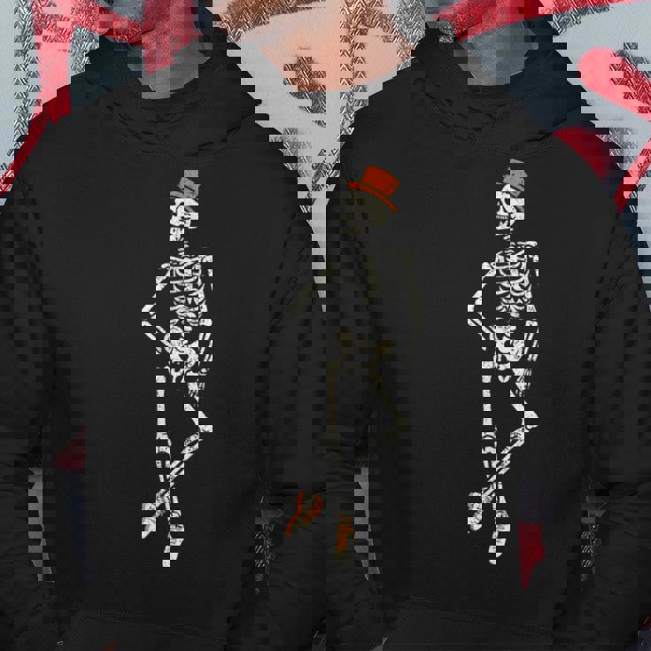 ハロウィンスケルトンタップダンス バレエダンス先生 パーカー 面白い贈り物