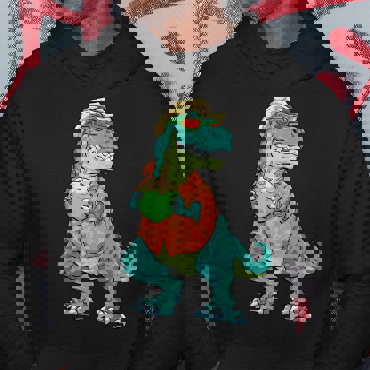 ハワイアン 恐竜 シャツ サマーレックス トロピカル バケーション アロハシャツ パーカー 面白い贈り物