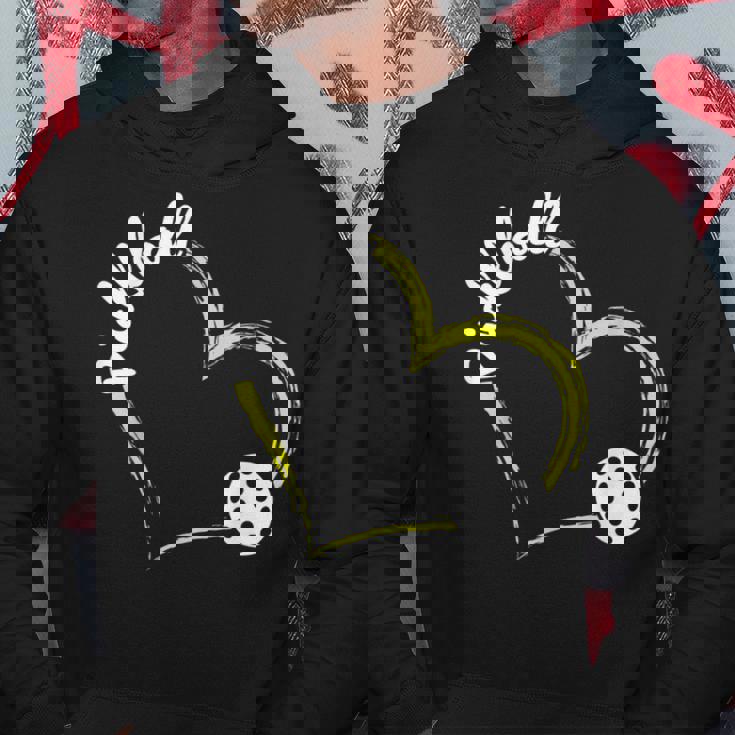 ハート ピックルボール ラブパドル スポーツ ピックルボール パーカー 面白い贈り物