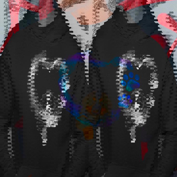 ハートの中の面白いバーニーズマウンテンドッグ パーカー 面白い贈り物