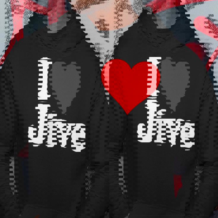 ハートジャイブジャズダンスミュージックが大好き パーカー 面白い贈り物