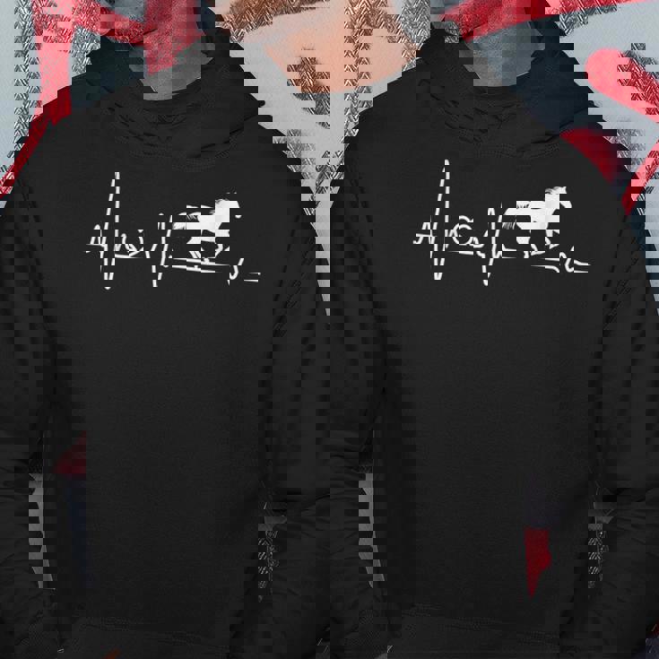 ハートビート、馬、馬好き、ライダー、贈り物、馬が大好き パーカー 面白い贈り物