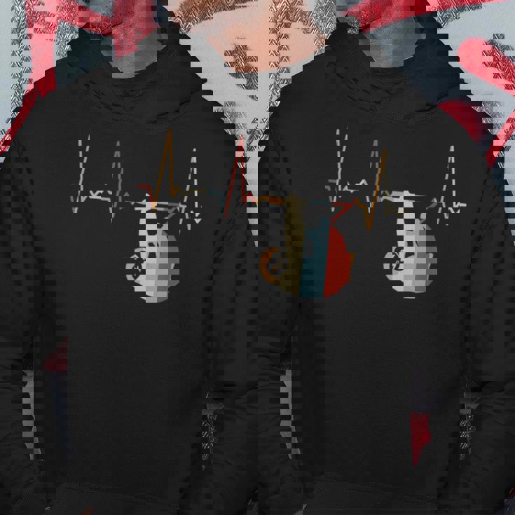 ハートビートナマケモノ パーカー 面白い贈り物