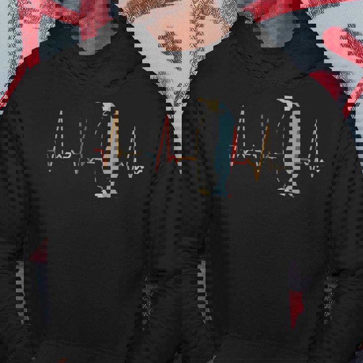 ハートビートペンギン パーカー 面白い贈り物