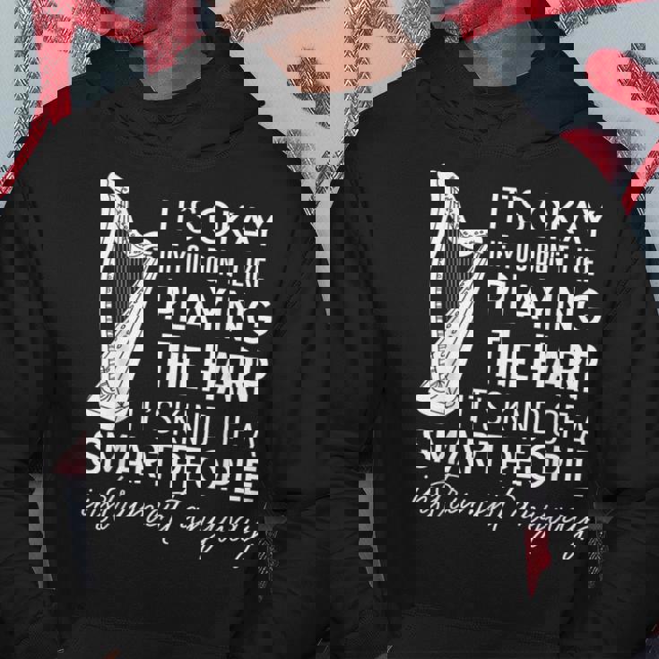 ハープを弾くのが嫌いなら大丈夫 パーカー 面白い贈り物