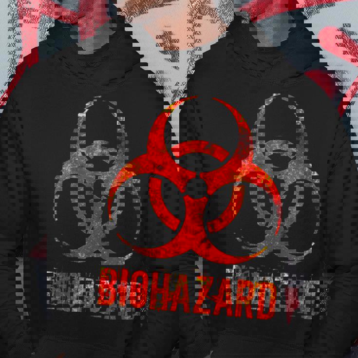 バイオハザード アンティーク調 生物学 科学教師 ロックスター ギフト パーカー 面白い贈り物