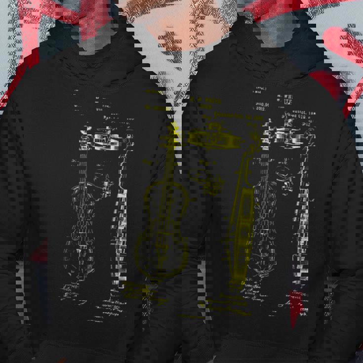 バイオリン奏者 バイオリン ビンテージ 特許 ストリング オーケストラ パーカー 面白い贈り物