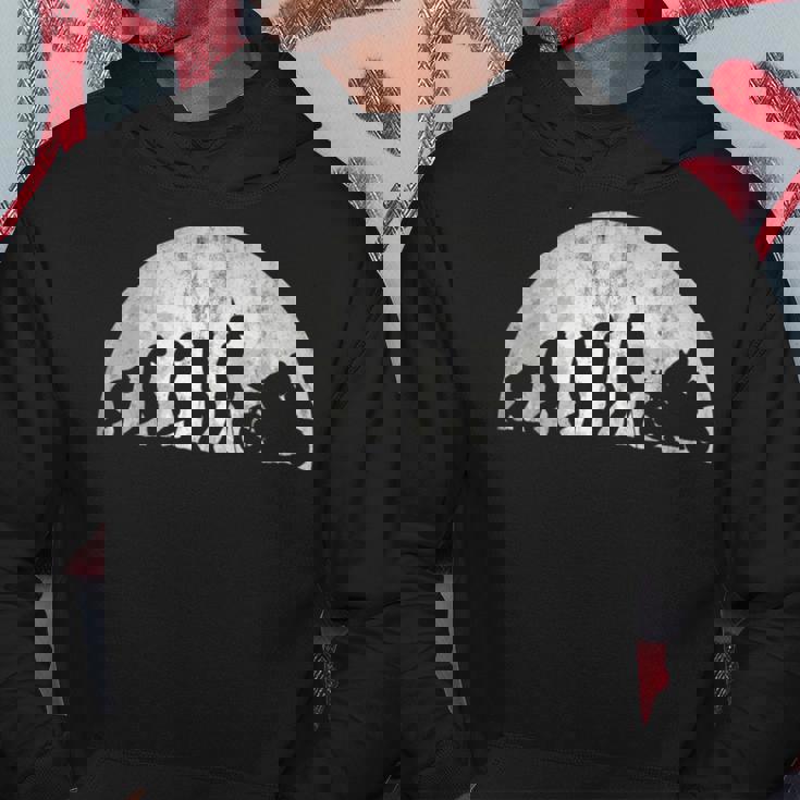 バイカーの進化-人間のモーターサイクルモータースポーツの進化 パーカー 面白い贈り物