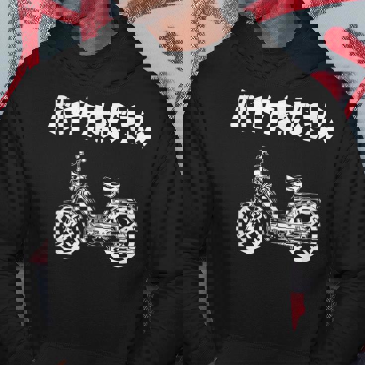 バイクおじさん バイク ネイキッドバイク クラシックバイク ネオレトロ ツーリング好き アウトドア好き バイク好き 趣味 パーカー 面白い贈り物