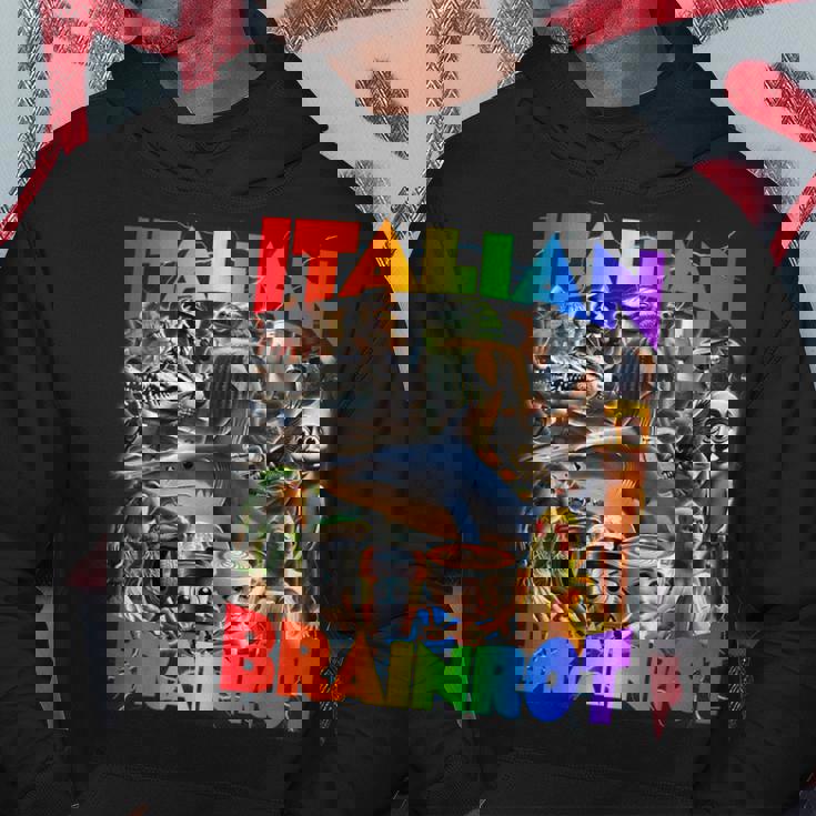 バイラルイタリアンブレインロットミーム-イタリアンブレインロット。 パーカー 面白い贈り物