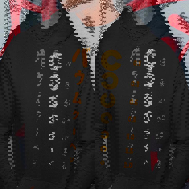 バウムクーヘン 視力検査 パーカー 面白い贈り物