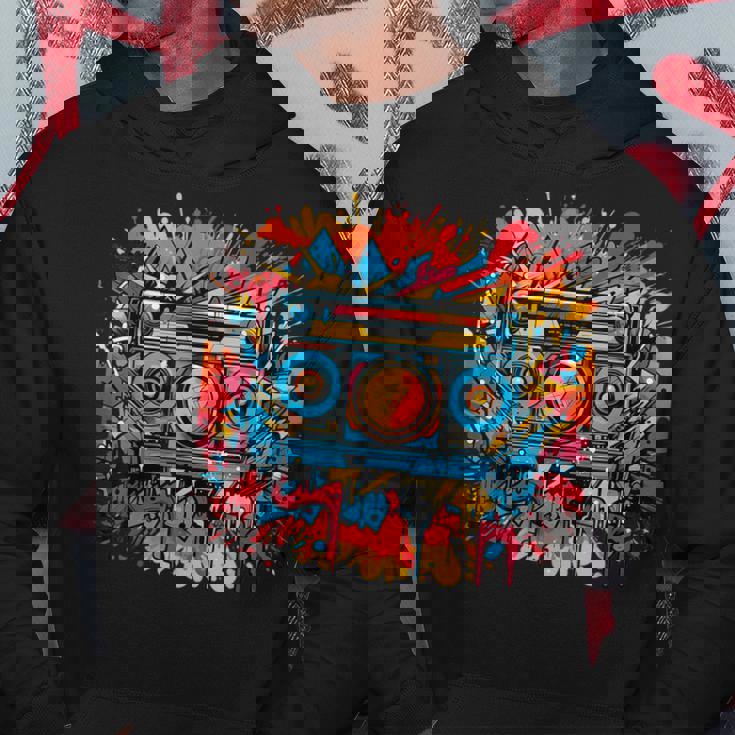 バスケットボール選手 アーバン グラフィック ノベルティ ビンテージアート パーカー 面白い贈り物