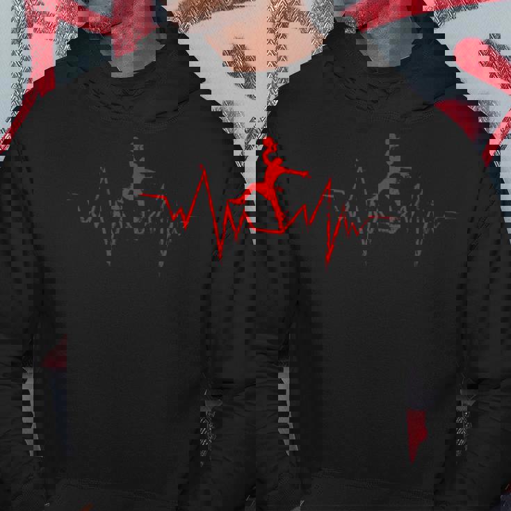 バスケットボール選手のためのバスケットボールハートビートストリートボール パーカー 面白い贈り物