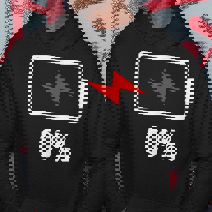 バッテリー充電0 シャツバッテリーデッドシャツバッテリー低 パーカー 面白い贈り物