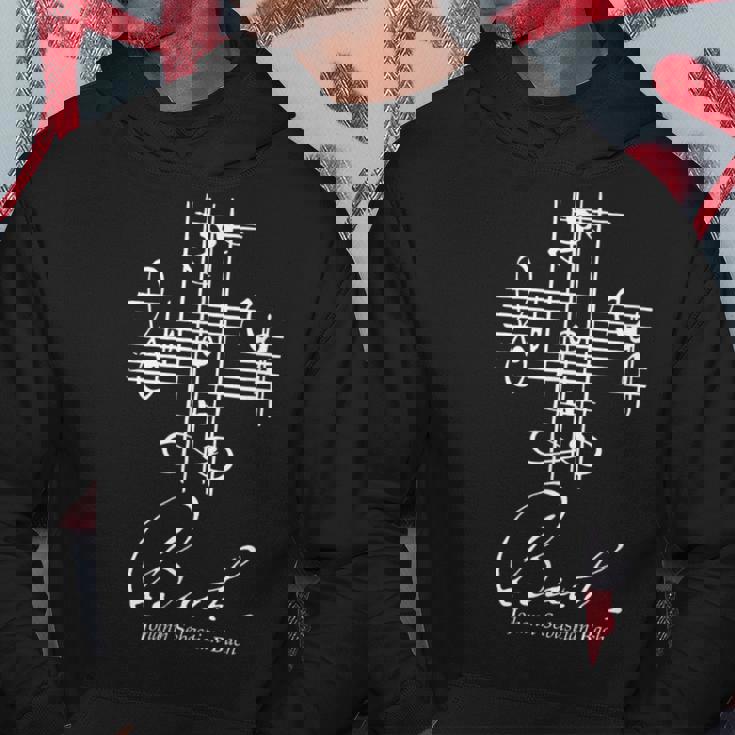 バッハ ミュージカル シグネチャー ノテーション 音楽 クラシック パーカー 面白い贈り物
