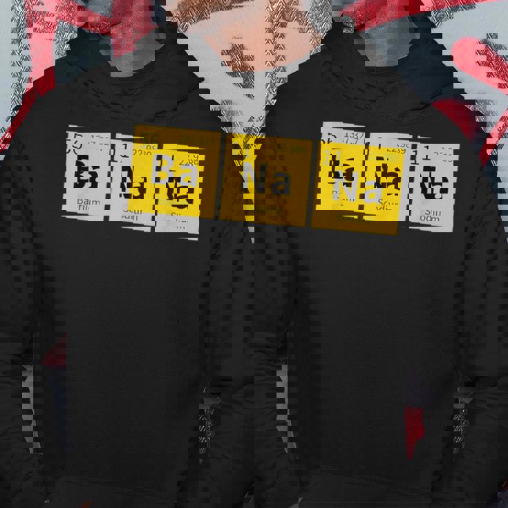 バナナおかしい化学元素周期表食品科学 パーカー 面白い贈り物