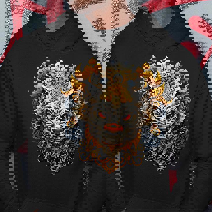 バリ文化 バロンマスク バリ インドネシア パーカー 面白い贈り物