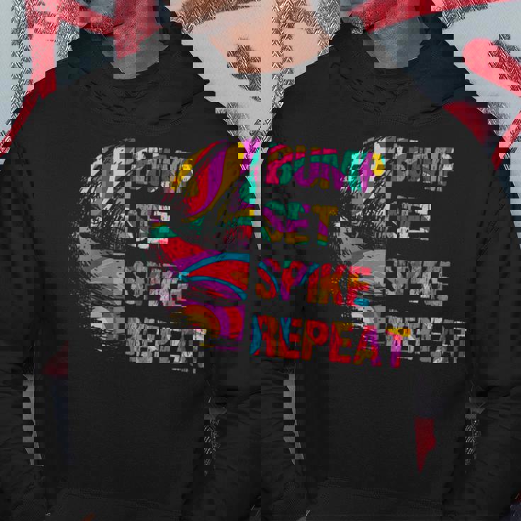 バレーボール バンプセット スパイク ラインマン ビーチ バレースポーツ アスリート パーカー 面白い贈り物