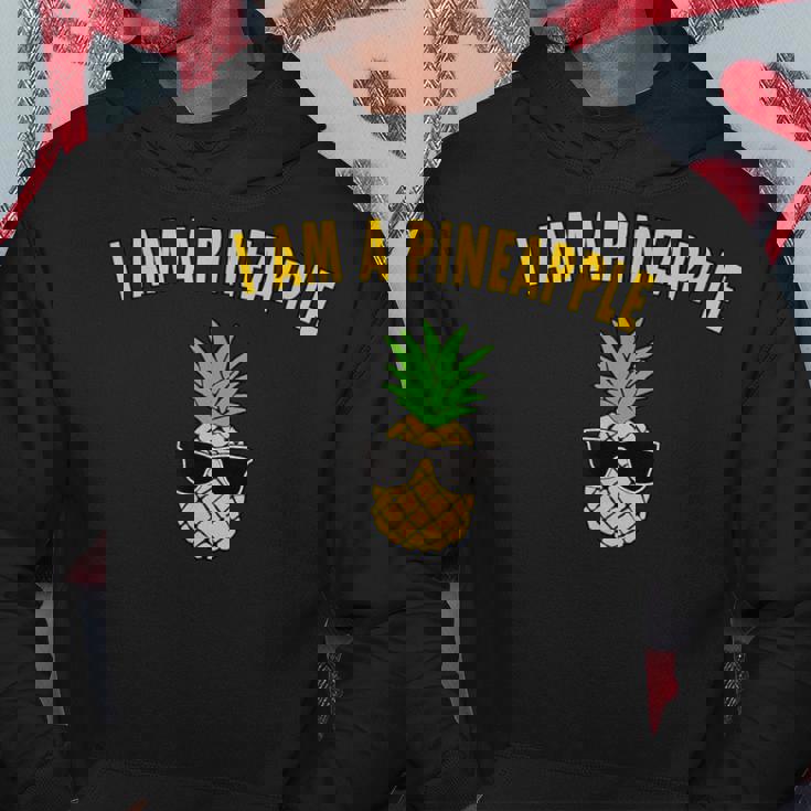 パインアップル おもしろ フルーツ ファンキー パイナップル アロハ ビーチ ハワイアン サングラス パーカー 面白い贈り物