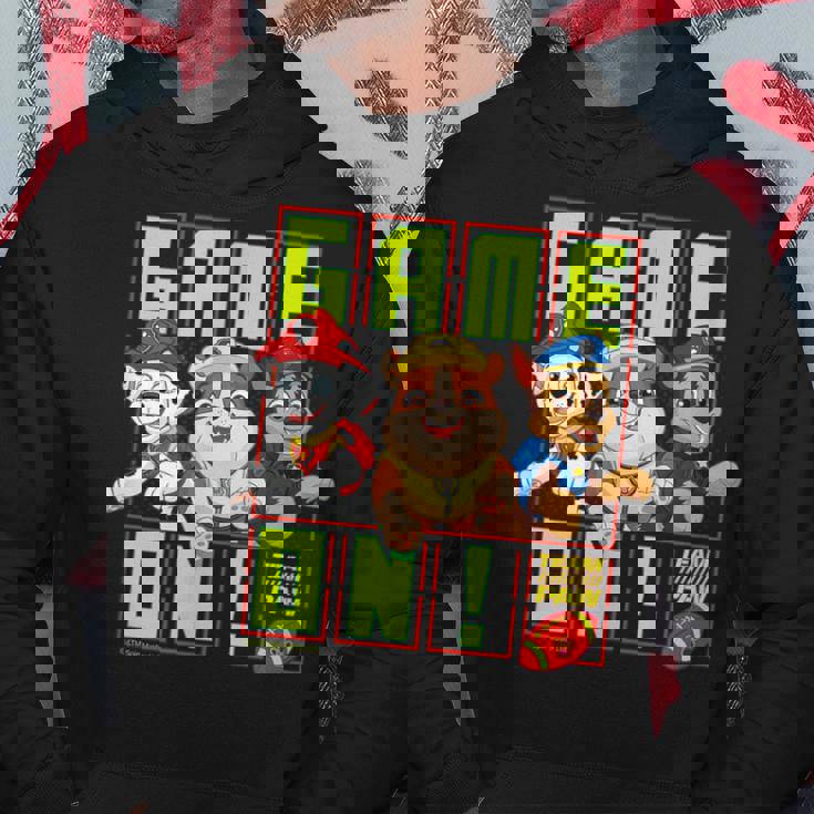 パウパトロール フットボールチーム パウゲームオン パーカー 面白い贈り物