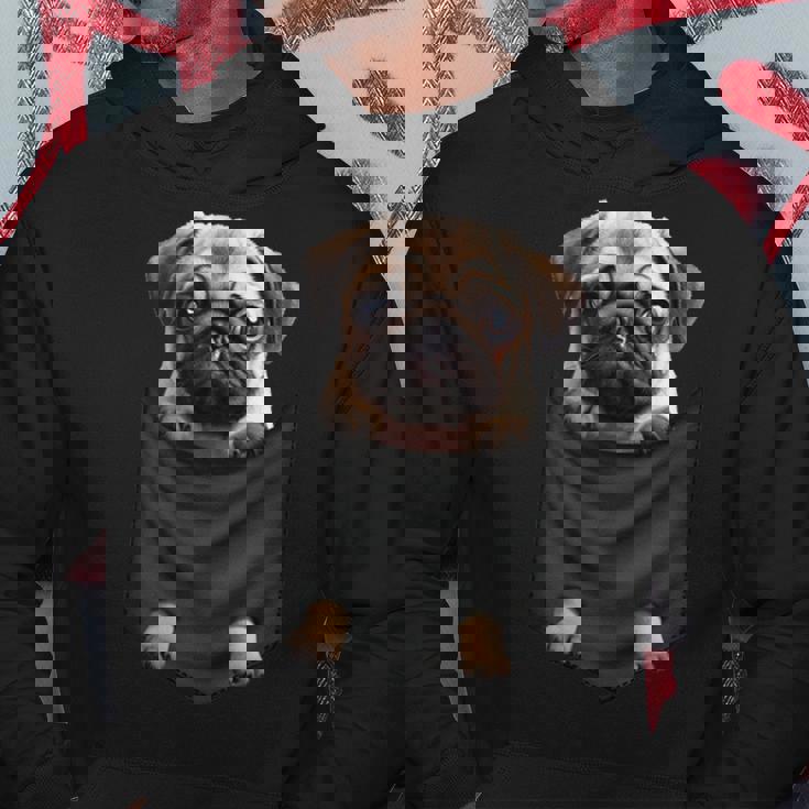 パグ 面白いtシャツ イヌ ポケット わんこ メンズ 犬好き グッズ かわいい おもしろ 面白い 服 ネタ パーカー 面白い贈り物