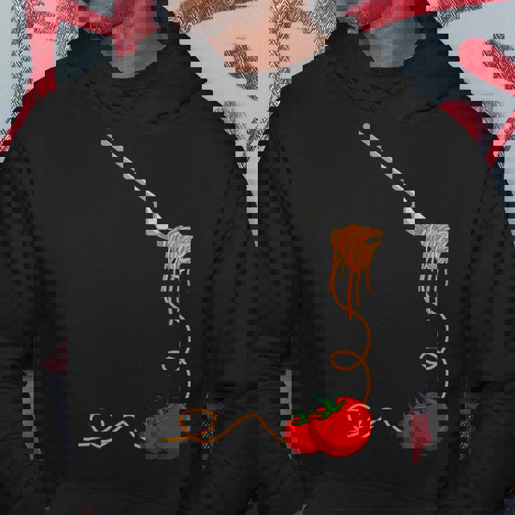 パスタスパゲッティトマトヌードル イタリアンフード パーカー 面白い贈り物