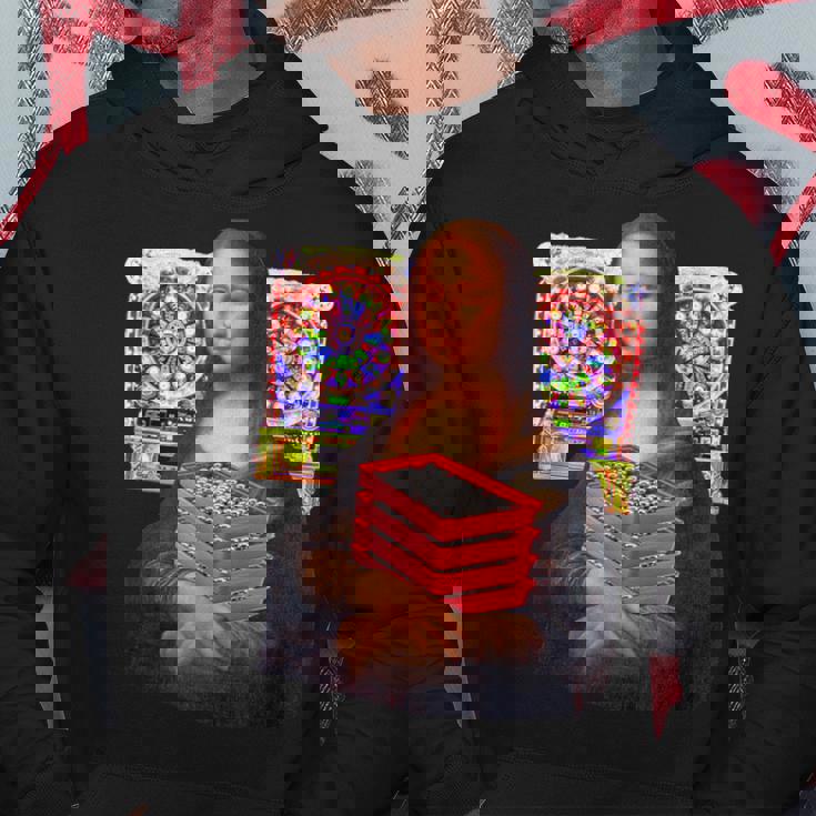 パチンカス 面白いtシャツ モナリザ パチンコ ギャンブル メンズ おもしろ 服 おもしろグッズ ネタ ウケ狙い パーカー 面白い贈り物